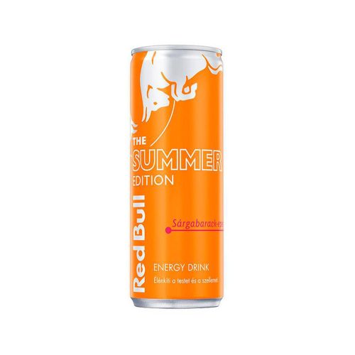 Red Bull Summer apricot-strawberry canned energy drink - 250ml