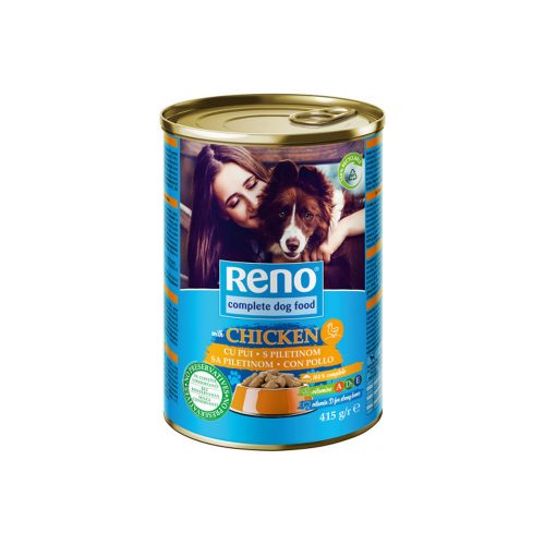 Reno chicken flavored wet dog food - 415g