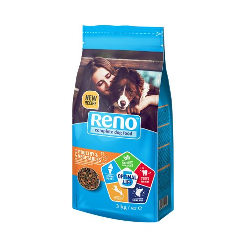 Reno dry dog poultry and vegetables - 3kg