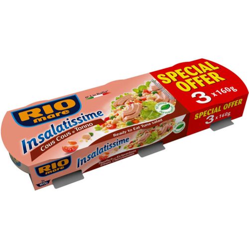 Rio Mare insalatissime tuna salad couscous 3x160g - 480g