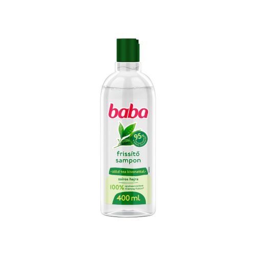 Baba shampoo with green tea extract for oily hair - 400ml