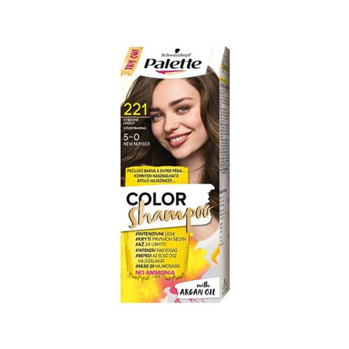 Palette coloring shampoo brown - 1pc