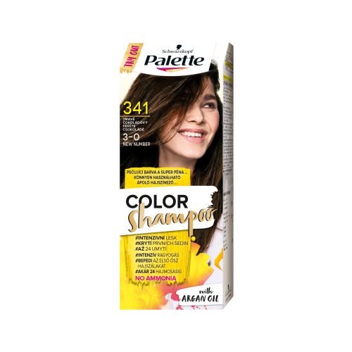 Palette coloring shampoo chocolate - 1pc