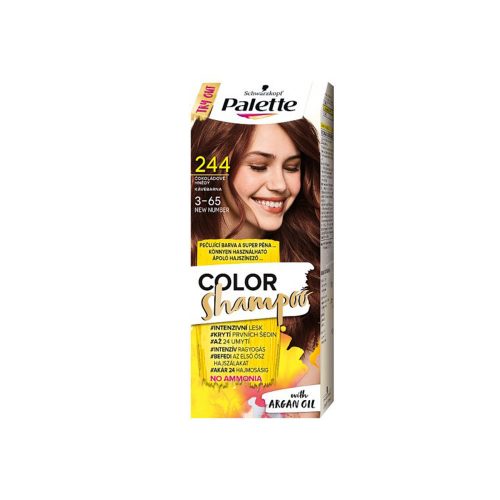 Palette coloring shampoo coffee brown - 1pc