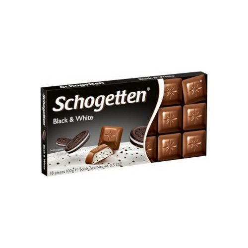 Schogetten black white chocolate bar - 100g