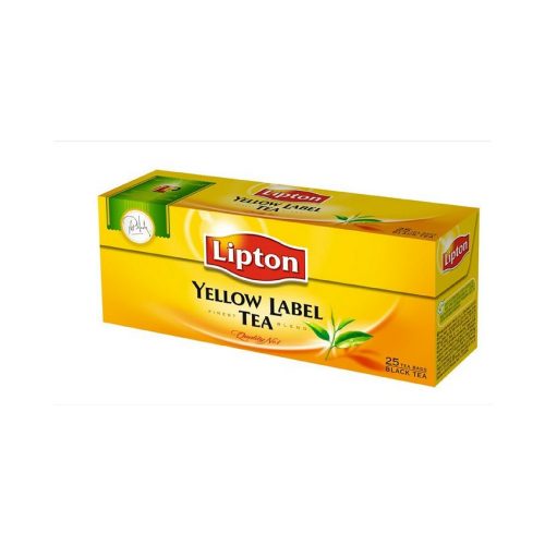 Lipton black tea 25 filter yellow label - 50g