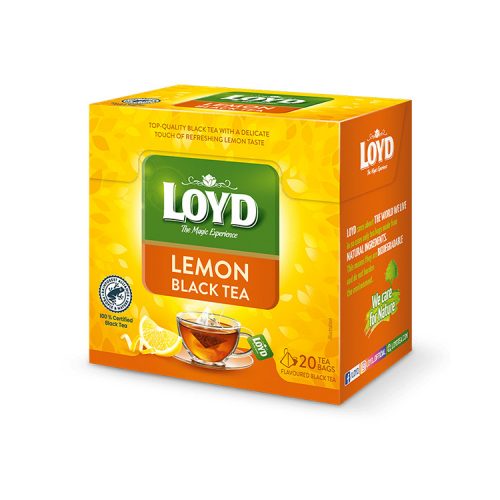 Loyd pyramid tea black lemon - 20x1.7g