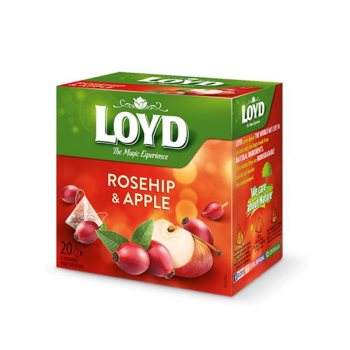 Loyd pyramid tea rosehip & apple - 40g