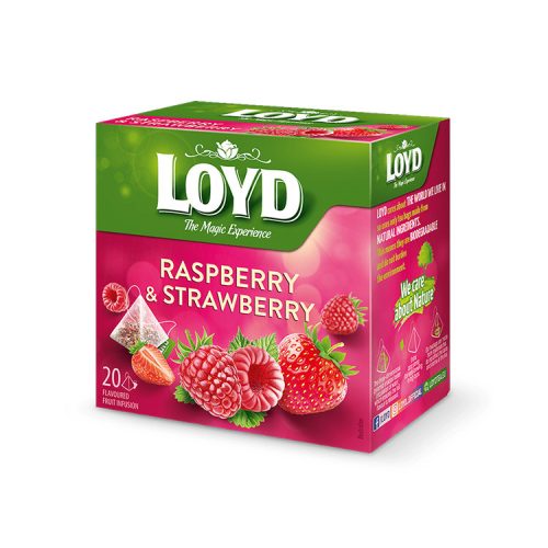 Loyd pyramid tea strawberry-raspberry - 40g