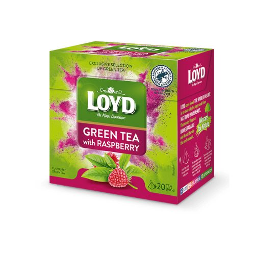 Loyd pyramid green tea raspberry - 30g