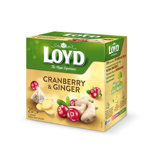 Loyd pyramid tea ginger-waf - 40g