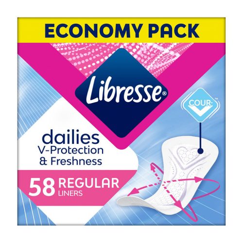 Libresse sanitary pads normal economy pack - 58 pcs