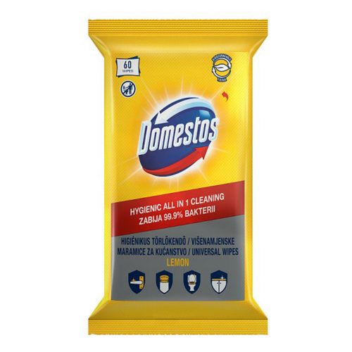 Domestos hygienic wipes lemon - 60 pcs