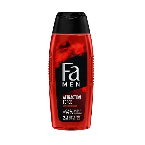 Wooden shower gel men attraction force - 250ml