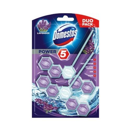 Domestos toilet rod lavender - 2x55g