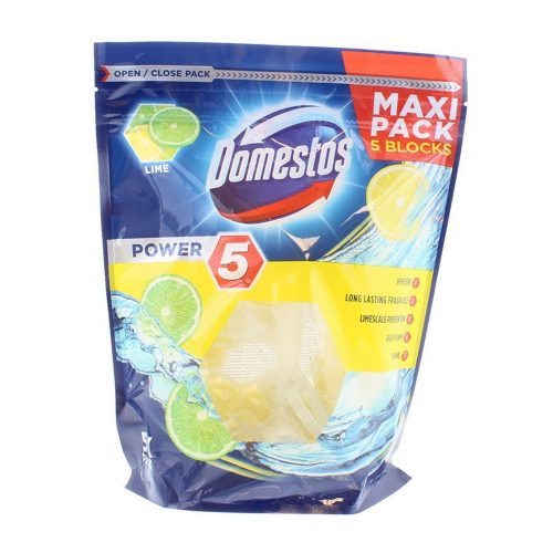 Domestos Power5 toilet rod lemon - 5x55g