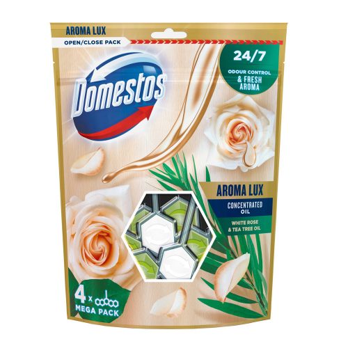 Domestos Lux toilet rod White Aroma - 4x55g