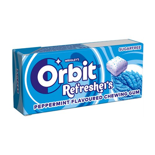 Wrigley's orbit refreshers handypack peppermint 7pcs - 250g