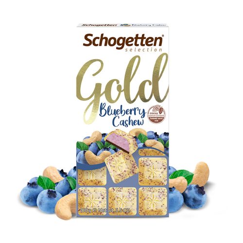 Schogetten Gold Blueberry-cashew - 100g