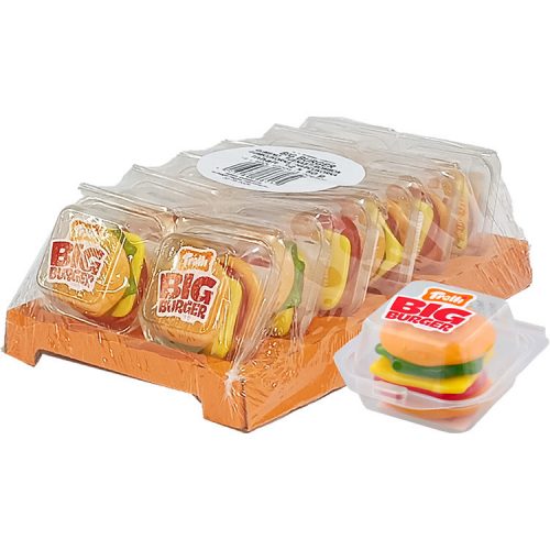 Troll gummy hamburger tray - 12x50g