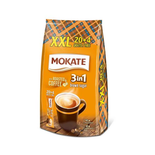 Mokate 3in1 XXL brown sugar - 408g