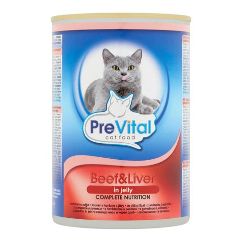 Prevital wet cat beef - 415g