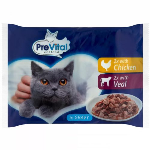 Prevital wet cat mixed 4x100 - 400g