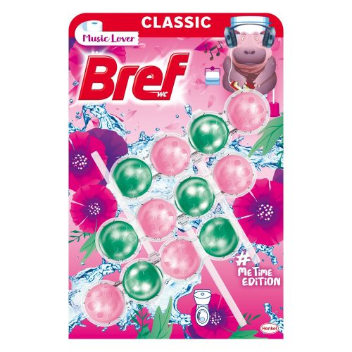 Toilet refresher BREF power active music - 150g