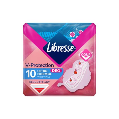 Libresse sanitary pads ultra deo fresh wings - 10 pcs