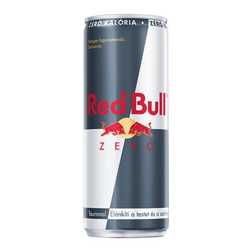 Red Bull Zero energy drink aluminum can - 250ml