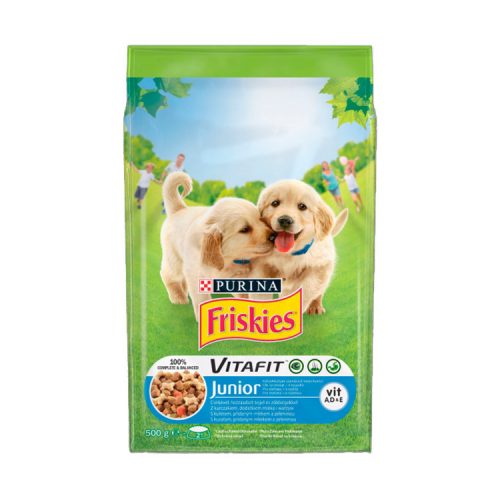 Friskies Junior Chicken-vegetable-milk dry dog food - 500g