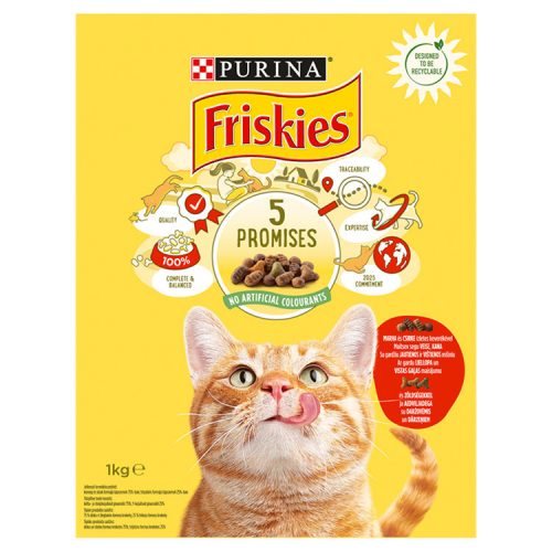 Friskies beef/chicken dry cat - 1kg