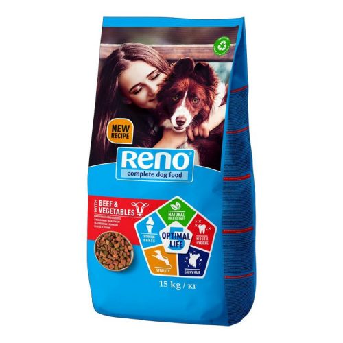 Reno dry dog beef & vegetables optimal - 15kg