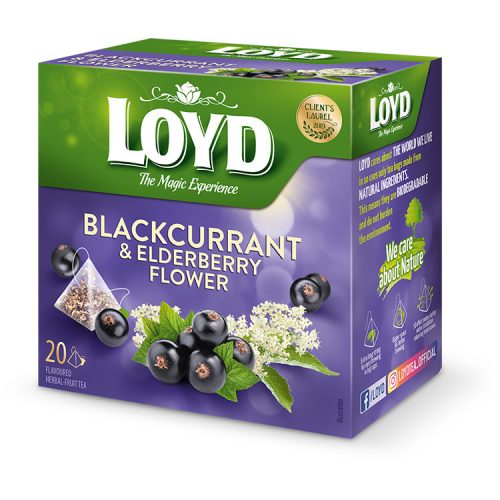 Loyd pyramid tea black rib-elder - 40g