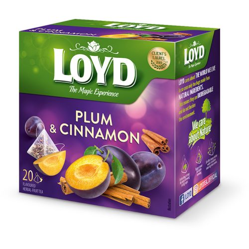 Loyd pyramid tea plum-cinnamon - 40g