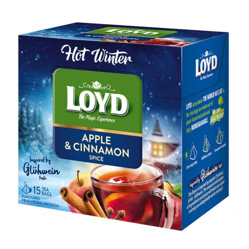 Loyd pyramid HOT WINTER tea apple-cinnamon (mulled wine) - 45g