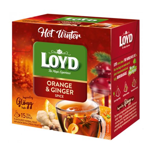 Loyd pyramid HOT WINTER tea orange-ginger (punch) - 45g