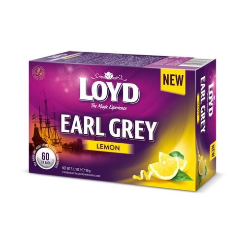 Loyd tea Earl Gray lemon 60 filters - 90g