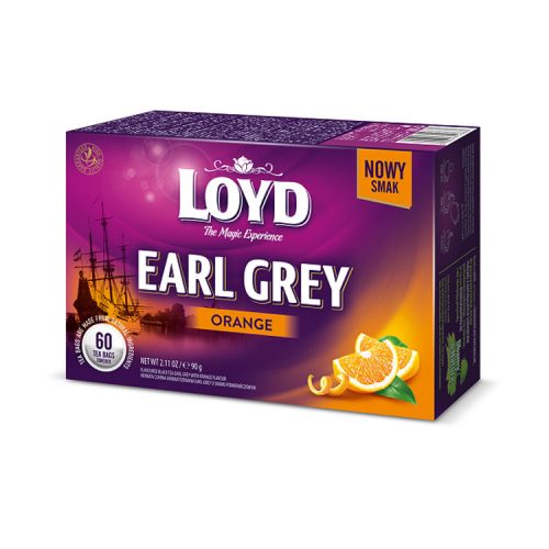 Loyd tea Earl Gray orange 60 filters - 90g