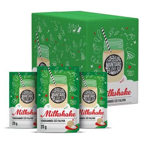 Mantaro Milkshake cottage cheese flavored drink powder - 20x20g