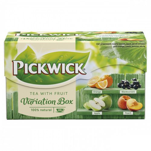 Pickwick tea Fruit Fusion variations (Orange, Blackberry, Apple, Peach) - 30g