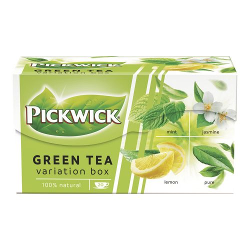 Pickwick green tea variations (lemon, mint, jasmine, pure) - 35g