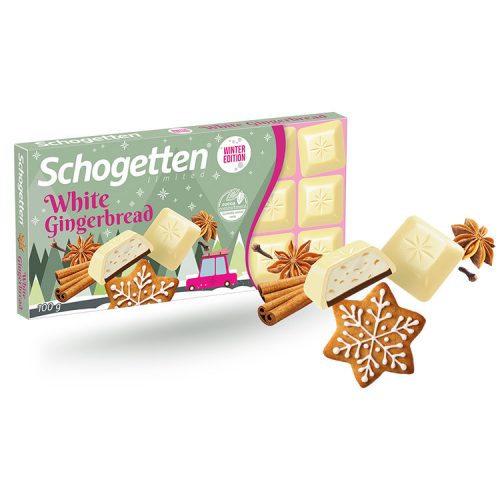 Schogetten Winter white chocolate gingerbread - 100g