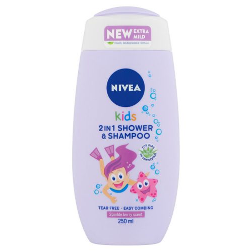 Nivea shower gel Kids 2in1 for girls - 250ml