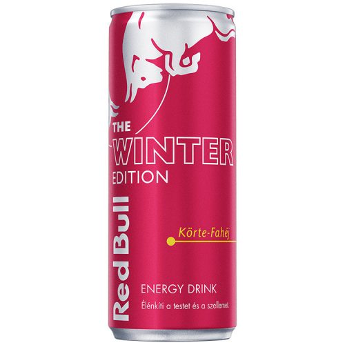 Red Bull Winter pear-cinnamon flavored canned energy drink - 250ml