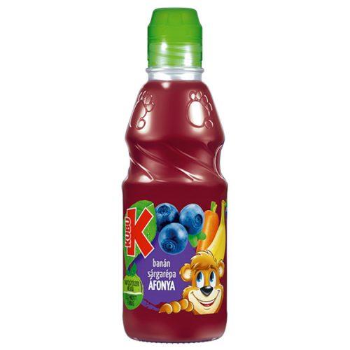 Kubu banana-blueberry flavored soft drink - 300ml