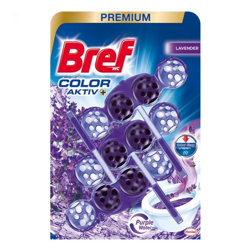 Bref Color Aktiv Toilet Refresher Lavender - 3x50g