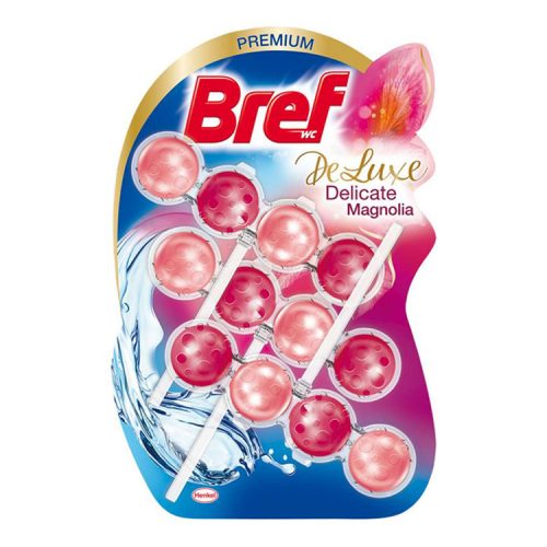 Bref DeLuxe Toilet Refresher Delicate Magnolia - 3x50g