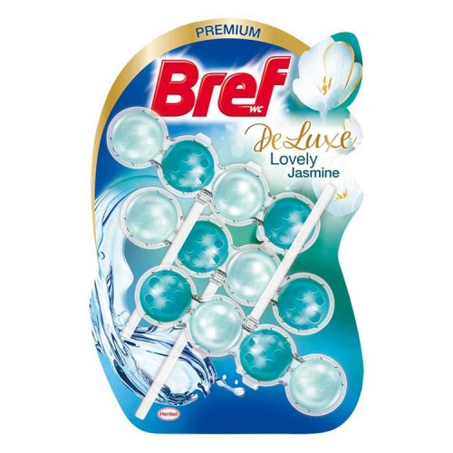 Bref DeLuxe toilet freshener Lovely Jasmine - 3x50g